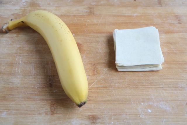 一根香蕉，一疊餛飩皮，不烤不炸，吃不膩